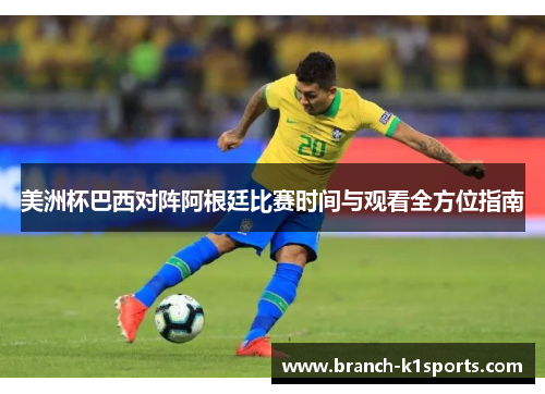 美洲杯巴西对阵阿根廷比赛时间与观看全方位指南