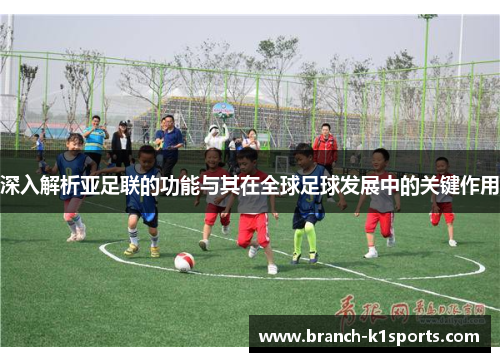 深入解析亚足联的功能与其在全球足球发展中的关键作用
